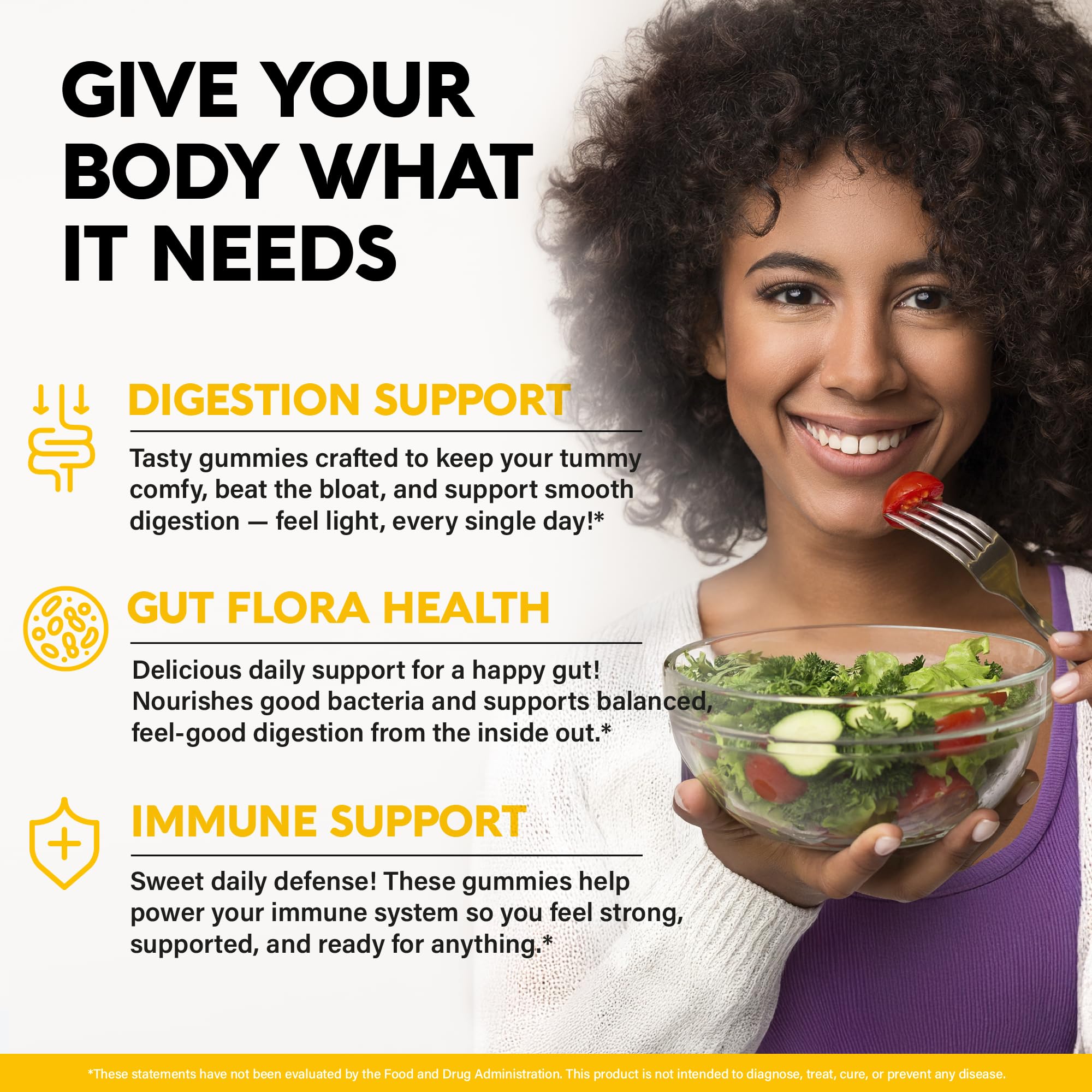 Ingredientes clave de NUTRAHARMONY: Coagulans y FOS para soporte digestivo.