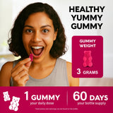 Gomitas sin gluten de NUTRAHARMONY para diversas dietas.