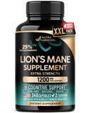 NUTRAHARMONY Melena de León cápsulas, dosis 1200 mg para enfoque diario.
