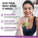 NUTRAHARMONY mezcla herbal para hígado con chanca piedra milenrama