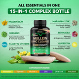 NUTRAHARMONY Mullein Capsules, fabricación en USA para calidad y seguridad.