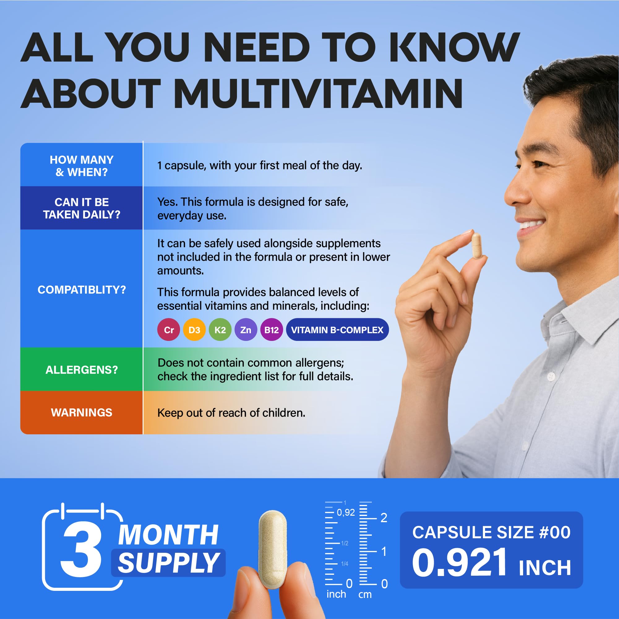 NUTRAHARMONY cápsula diaria para energía, enfoque y vitalidad masculina.