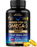 NutraHarmony Omega-3 frasco limón: sabor cítrico suave para uso diario.