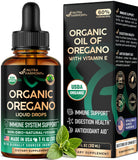NutraHarmony Aceite de Orégano Orgánico, gota en bote, apoyo digestivo y antioxidante.