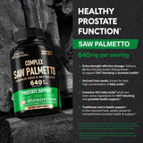 NutraHarmony Saw Palmetto: caja de empaque que destaca calidad GMP y origen EE. UU.