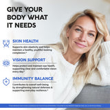 Vitamina A NutraHarmony sabor naranja, experiencia agradable.