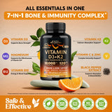 NUTRAHARMONY Vitamina D3 K2 frasco con tapa