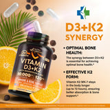 NUTRAHARMONY Vitamina D3 K2 toma diaria recomendada