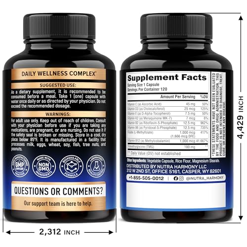 NUTRAHARMONY Vitaminas activas B2 y B6 en forma biodisponible