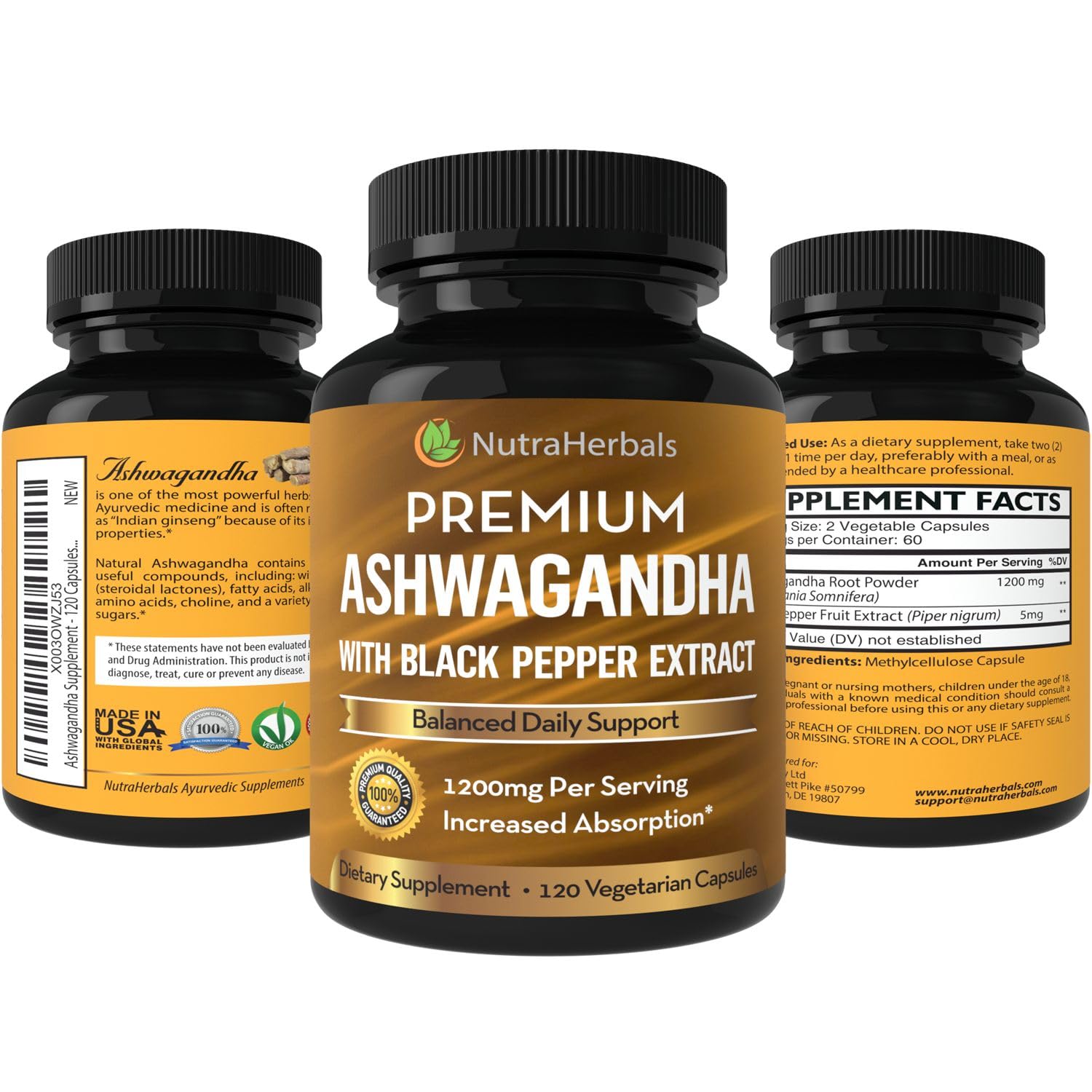 NutraHerbals uso diario recomendado para apoyar el bienestar general.