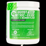 NutraKey Arginina polvo, cuchara medidora para dosis conveniente.
