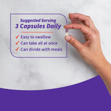 Cápsulas de Cosamin DS en frasco de Nutramax para consumo diario.