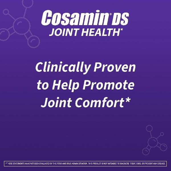 Cosamin DS de Nutramax, dosis diaria para apoyo a la salud articular.