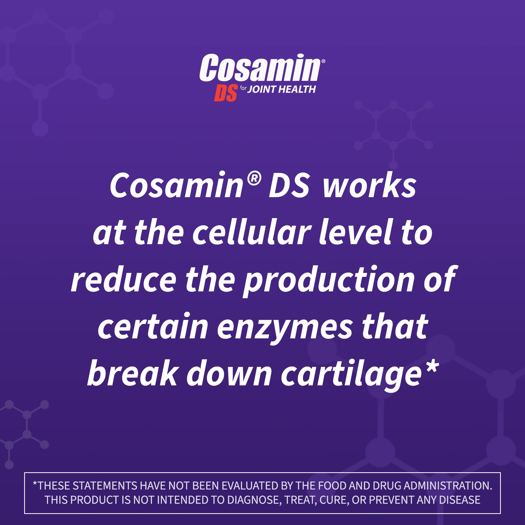 Cosamin DS Nutramax: etiqueta con información de ingredientes y beneficios.