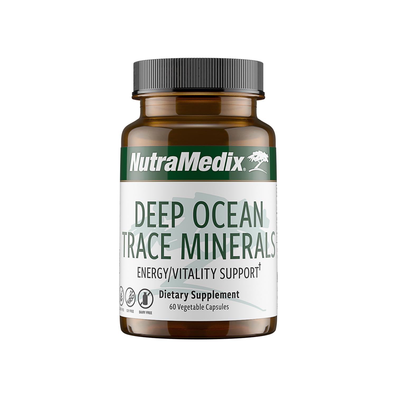 NutraMedix Minerales de Océano Profundo en bote para apoyo mineral diario