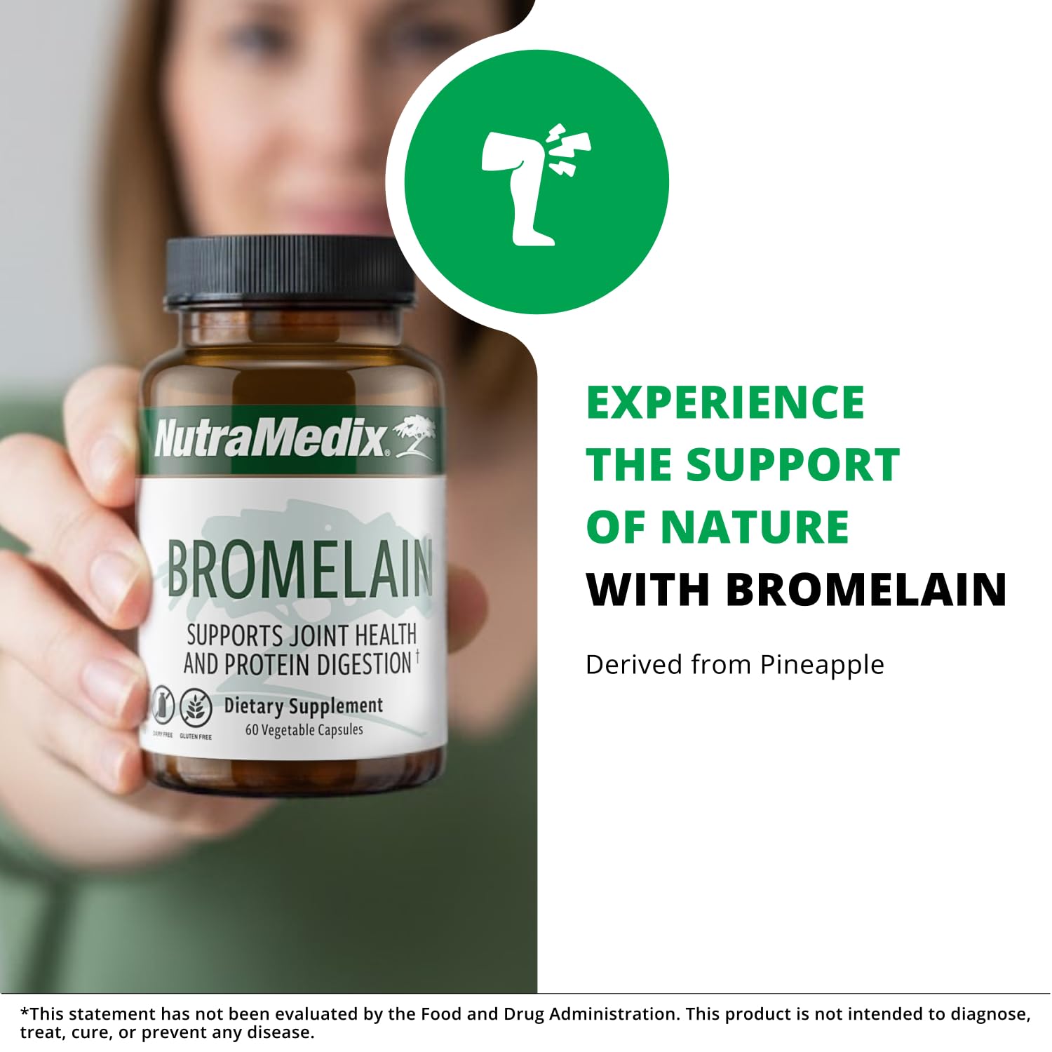 NutraMedix Bromelina: producto probado en prácticas de calidad y seguridad de fabricación.