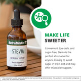 NutraMedix Estevia líquido se disuelve fácilmente en bebidas.