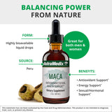 NutraMedix Maca, empaque elegante para almacenamiento seguro.