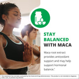 NutraMedix Maca, etiqueta clara con información de origen.