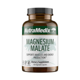 Botella NutraMedix Magnesio Malato para energía diaria.