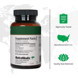Cápsulas NutraMedix Magnesio Malato, fáciles de tragar.