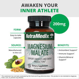 NutraMedix Magnesio Malato en mano, listo para la rutina.