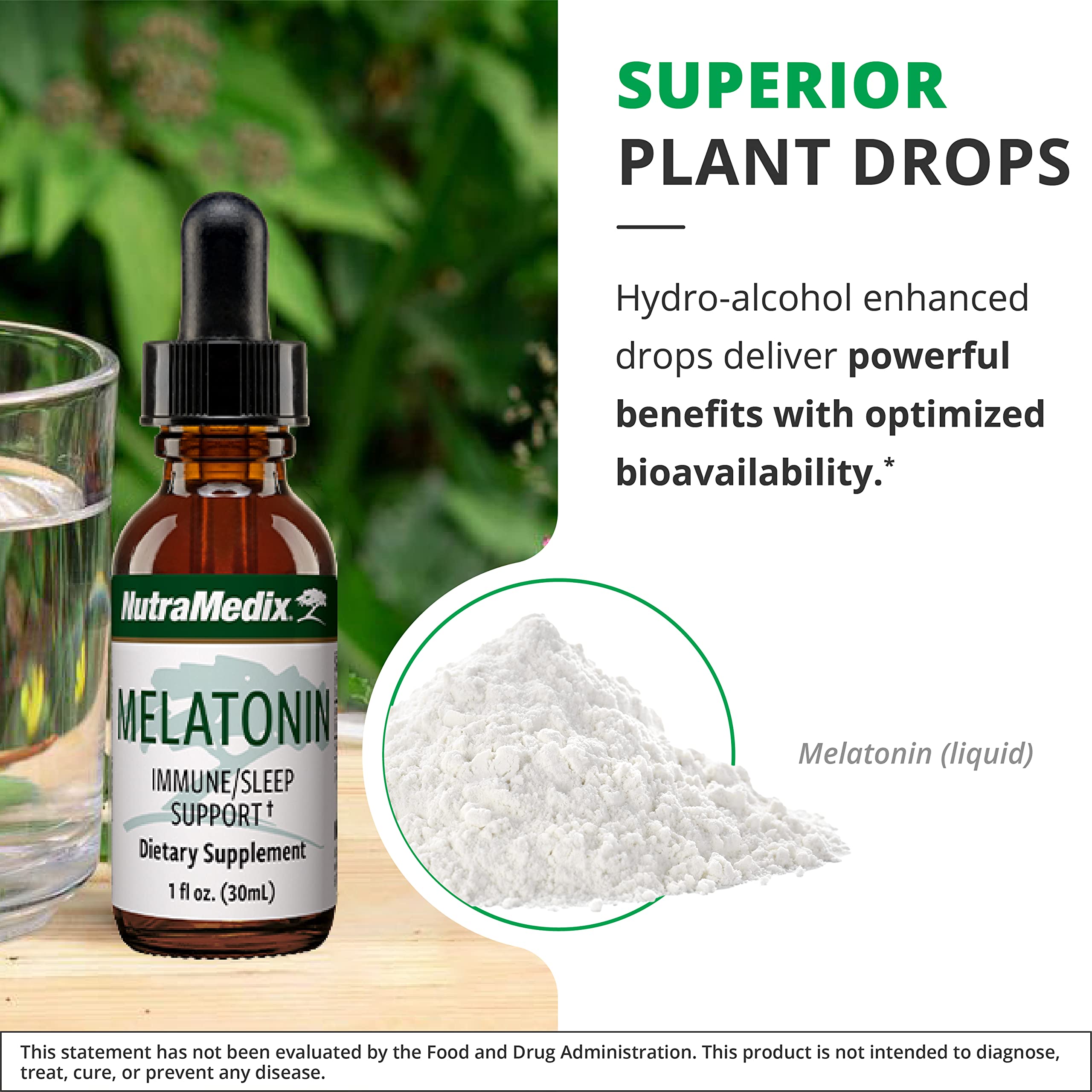 NutraMedix Melatonina: envase para agitar antes de cada uso.