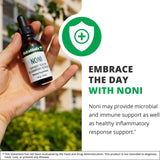 Gotas NutraMedix Noni: extracto de fruto con beneficios antioxidantes.