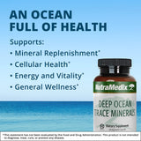 NutraMedix Minerales de Océano Profundo primer plano de cápsulas