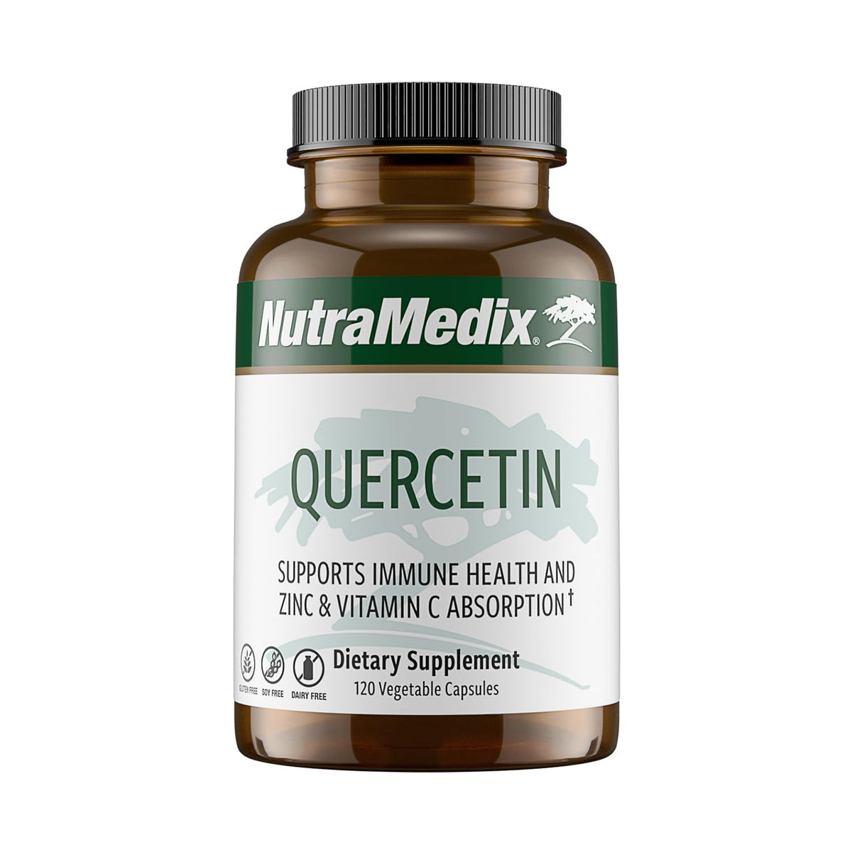 NutraMedix Quercetina: cápsulas en bote para un apoyo antioxidante diario.