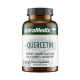 NutraMedix Quercetina: cápsulas en bote para un apoyo antioxidante diario.