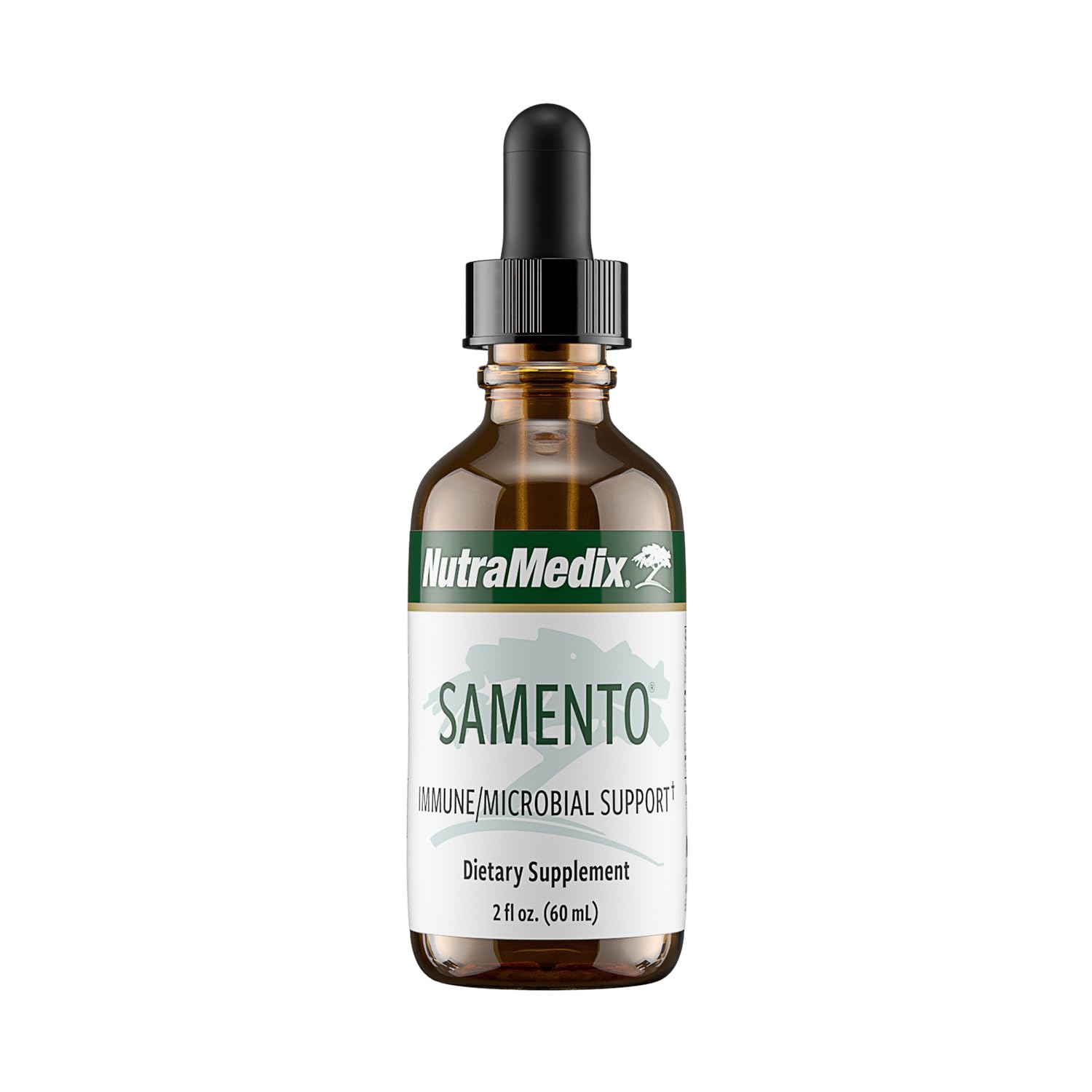 NutraMedix Samento frasco 2oz para apoyo inmune y bienestar general.