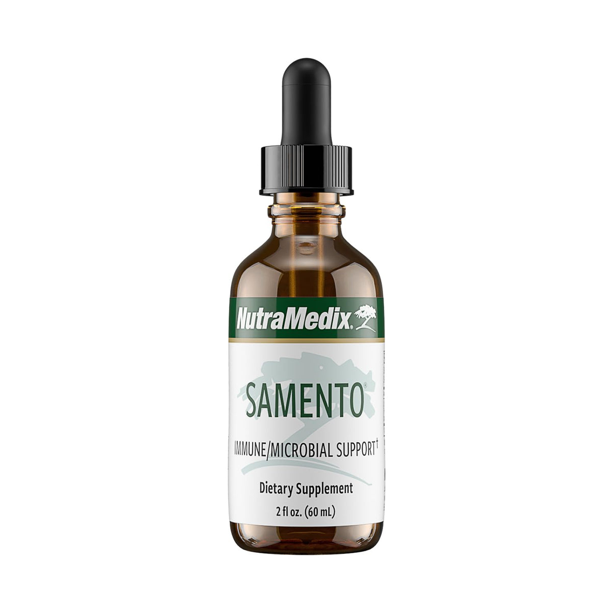 NutraMedix Samento frasco 2oz para apoyo inmune y bienestar general.