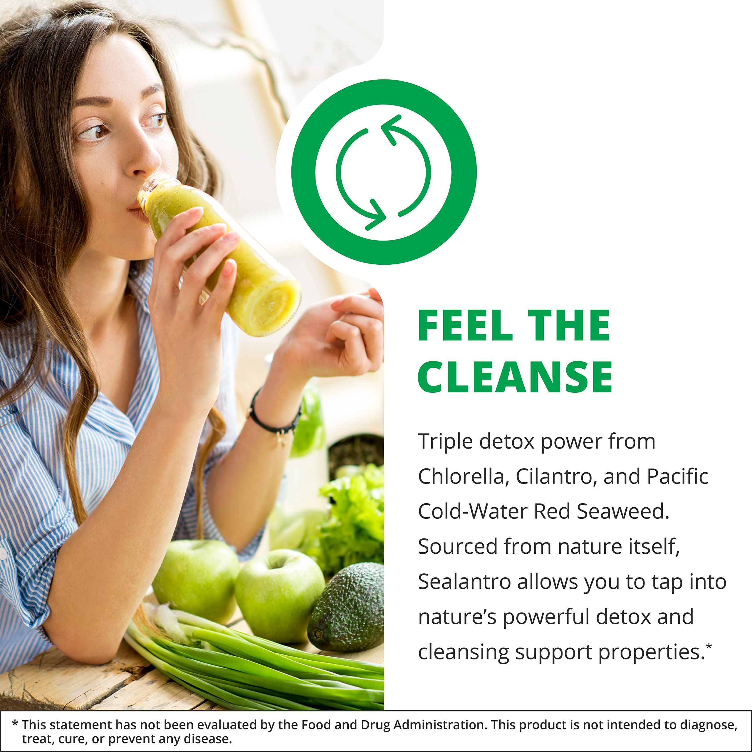 NutraMedix Sealantro extracto-cilantro apoyo detox suave en cualquier rutina