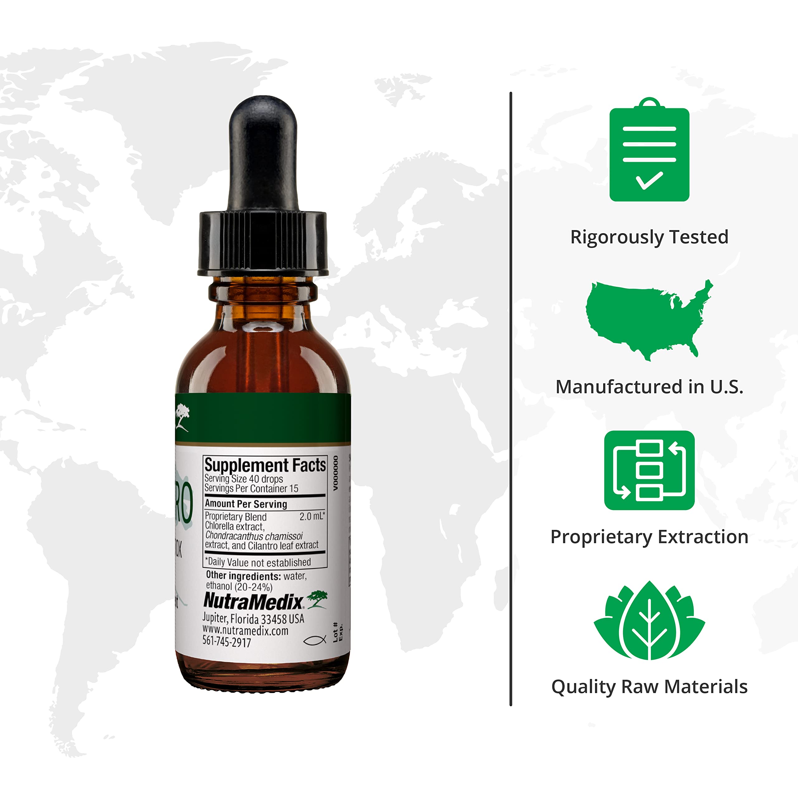 NutraMedix Sealantro polvo-chlorella fuente natural de antioxidantes para el día a día