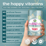Gomitas NUTRAMIN Mood Boost con B6 y B12 para apoyo del estado de ánimo