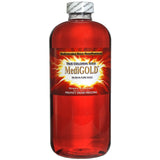 Botella MediGOLD para un vertido suave y controlado