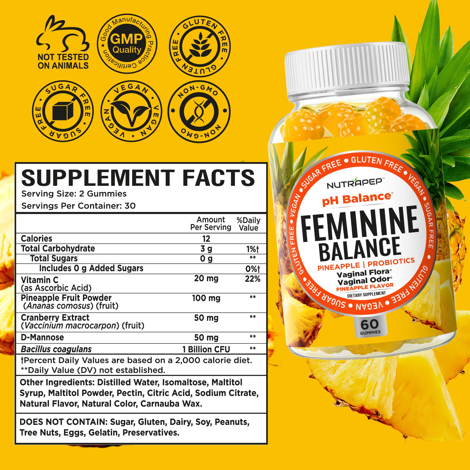 NutraPep Sabor Piña: experiencia tropical para tu cuidado diario.