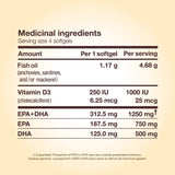 NutraSea Omega-3 para niños; desarrollo cerebral y visual