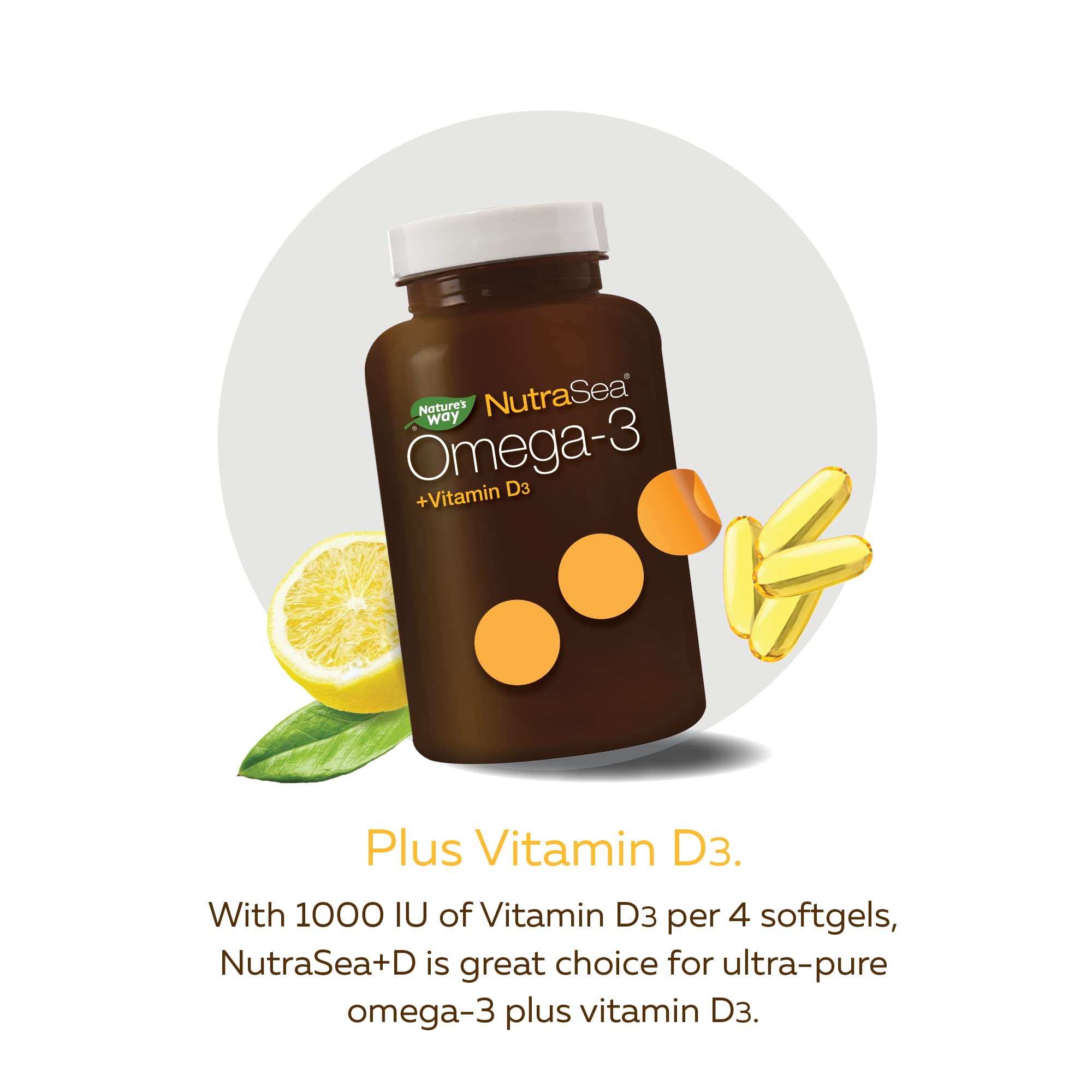 NutraSea Omega-3 para toda la familia; frasco
