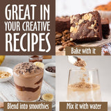 Nutrasumma Proteína de Guisante Chocolate con fibra natural, ayuda a la digestión diaria.