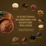NUTRATASTE Mushroom Hot Cocoa preparación rápida para ritual nocturno