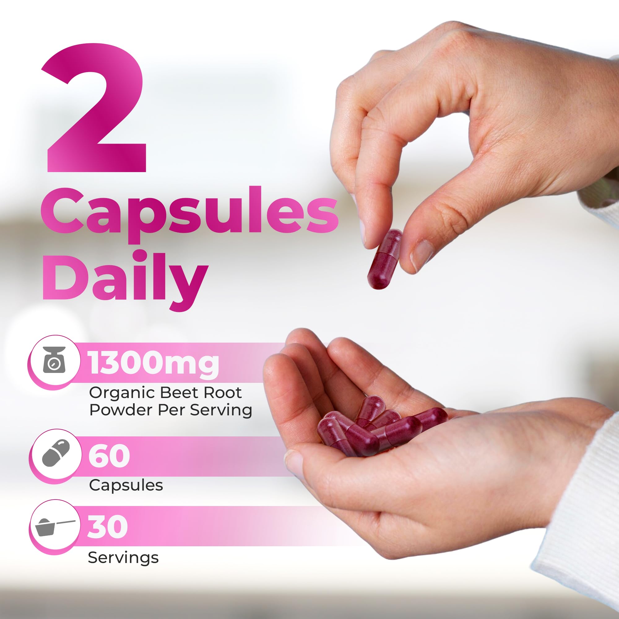 Nutrathrive Remolacha Orgánica etiqueta indica 1300 mg por porción