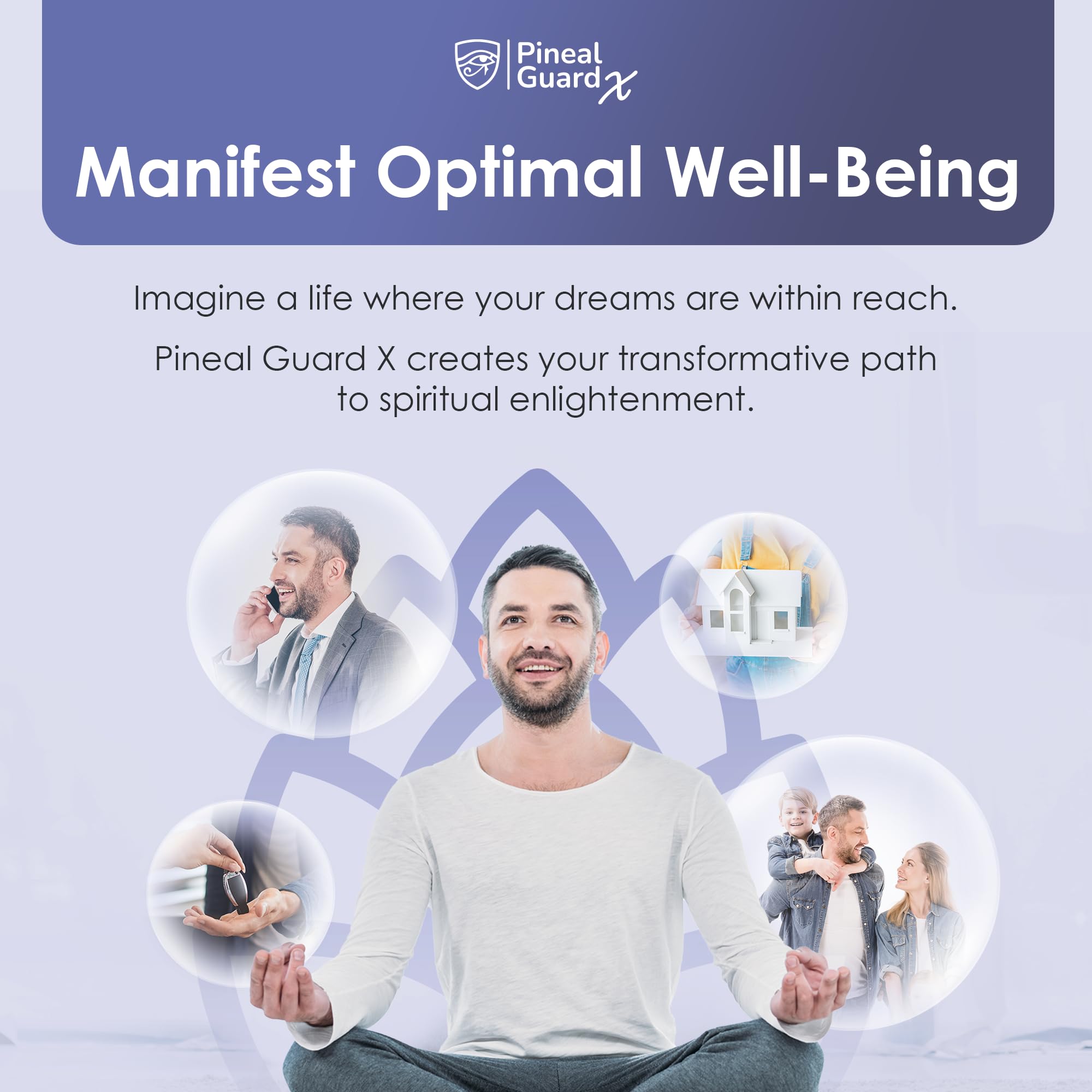 Dosis líquida de Nutraville Pineal Guard X para consumo diario