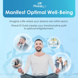 Nutraville Pineal XT Gold cápsulas primer plano listas para tomar