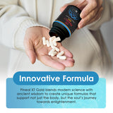 Nutraville Pineal XT Gold: ingredientes clave en una fórmula natural y purificada.