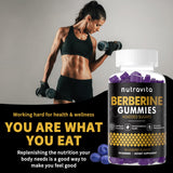 Nutravita Berberina Gummies, porciones prácticas para rutinas de bienestar.