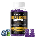 Nutravita Berberina Gummies en bote para uso diario cómodo y agradable.