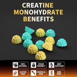 Nutravita Creatina Monohidrato 5 g por porción, posible apoyo al rendimiento.