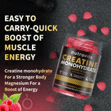 Ideal durante entrenamientos para energía sostenida con Nutravita Creatina Monohidrato